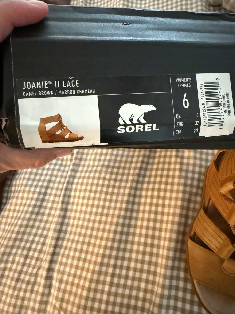 Sorel Joanie II Lace Wedge Sandals - Picture 8 of 8